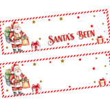 SANTA'S BEEN CHRISTMAS PVC BANNERS