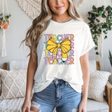 DTF TRANSFER | CUTE TEACHER BOW