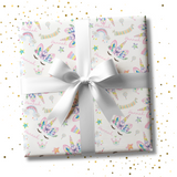 UNICORN LANE WRAPPING PAPER- PERSONALISED OPTIONS