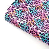 Party Leopard Premium Faux Leather Fabric Sheets