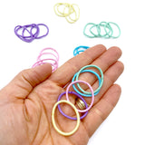 Pastel Mini Elastic Hair Bobbles - Pack of 4