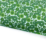 Paddys Rainbow Floral Lux Premium Printed Bow Fabrics