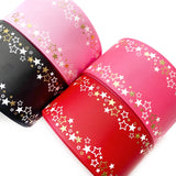 Glow in the Dark Stars Grosgrain Ribbon 3''