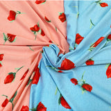 Little Rose Cotton Jersey Fabric