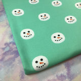 Cute Snowman Face Artisan Fabric Felt - Eliza Henri Craft Supply