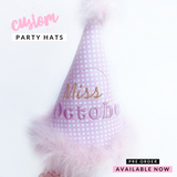 EHC Exclusive Custom Text Birthday Party Hats