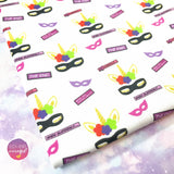 EXCLUSIVE Sleepy Super Girl Unicorn Fabric Felt - Eliza Henri Craft Supply