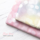 Pastel Small Bokehs Artisan Fabric Felt