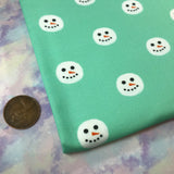 Cute Snowman Face Artisan Fabric Felt - Eliza Henri Craft Supply