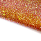 Sunset Orange Fairytales Lux Premium Chunky Glitter Fabric