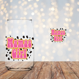 Mamas Girl Vinyl Can Wrap 16oz