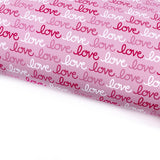 Love, Love, Love Lux Premium Canvas Bow Fabrics