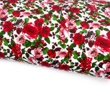 The Christmas Floral Lux Premium Canvas Bow Fabrics