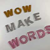 Make your own words Letter Charm Embellishments - Eliza Henri Craft Supply