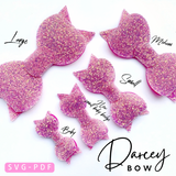 Exclusive Darcey Bow- Full Set- 5 Sizes SVG/PDF