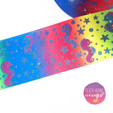 Under the sea seahorse Glitter Grosgrain Ribbon 3''