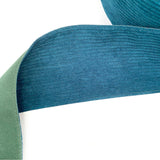 Teal Corduroy Ribbon 3''