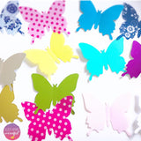 NEW Mirror & Pattern Butterfly Wing Embellishments - Eliza Henri Craft Supply