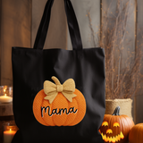 CUSTOM DTF TRANSFER | ORANGE EMBROIDERY PUMPKINS