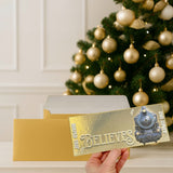 METALLIC GOLD TICKET ENVELOPES