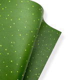 TINY GREEN STARS PREMIUM FAUX LEATHER FABRICS