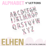 Exclusive EH Alphabet Letters 1'' SVG/PDF