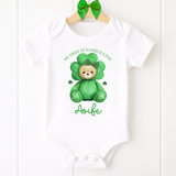 DTF TRANSFER - SHAMROCK BEAR WITH BOWS- MY FIRST ST. PATRICK’S DAY