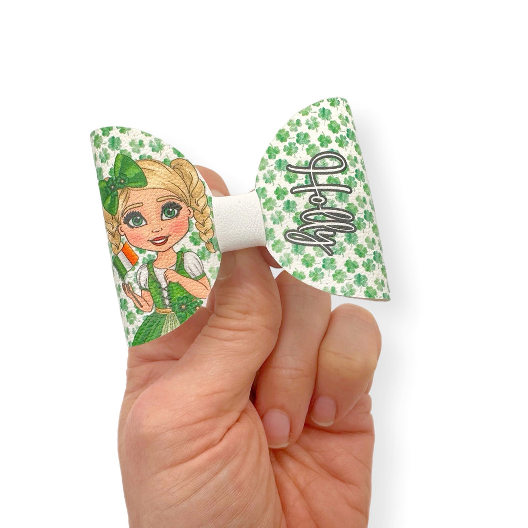 IRISH DOLLY 3.5” | PRE CUT DIY HAIR BOW LOOPS