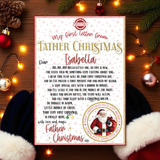 MY FIRST LETTER FROM FATHER CHRISTMAS- 2025 STANDARD EDITION- A4 PREMIUM CARD