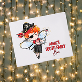 Personalised Tooth Fairy Pirate Boy Mini gift Box DTF Full Colour Transfer- 13 x 11cm