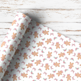 LITTLE MISS GINGERBREAD | PREMIUM LEATHERETTE FABRIC