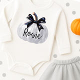 CUSTOM DTF TRANSFER | SHINY PUMPKINS- SILVER