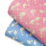 Little Polar Bears Premium Faux Leather Fabric