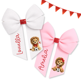 DTF MINI BOW TRANSFERS- PERSONALISED BOW NAMES & ENGLAND LIONS