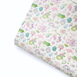 Pastel Sea Babies Premium Faux Leather Fabric