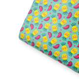 Melon & Pineapple Besties Premium Faux Leather Fabric