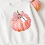 CUSTOM DTF TRANSFER | SPARKLY PUMPKINS- PINK