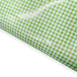 SPRING GREEN WATERCOLOUR GINGHAM PATTERNED PERMANENT VINYL