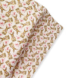 SWEET PINK BUNNY BOWS PREMIUM FAUX LEATHER FABRICS