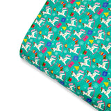 Unicorn Rocking Horse Premium Faux Leather Fabric