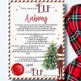 TARTAN ELF LETTER ARRIVAL LETTERS 2025