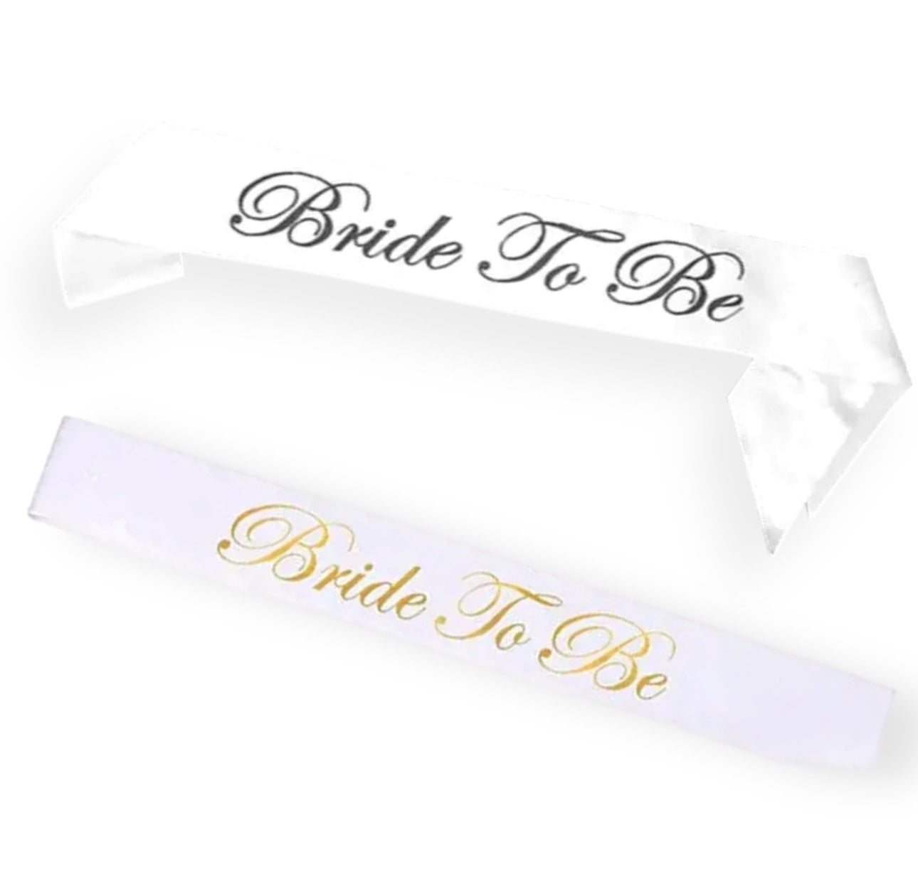 Bride to be - White Wedding Sashes - eliza henri