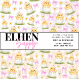 LITTLE BOW LAMB SEAMLESS PATTERN SET - Eliza Henri