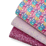 COLOURED TEDDY BEARS- BEAUTIFUL FEATURED FABRIC COLLECTION