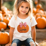 CUSTOM DTF TRANSFER | ORANGE EMBROIDERY PUMPKINS