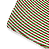 Elf Stripes Chunky Glitter Fabric