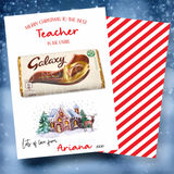 Best in the Galaxy ‘Christmas Scene Version’ Luxury Double Sided Personalised Christmas Canvas