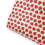 Strawberry Crew Premium Faux Leather Fabric