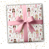 MAKE UP DOLLY WRAPPING PAPER- PERSONALISED OPTIONS