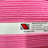 Shocking Pink- Merino Wool Blend Felt- 1m x 90cm